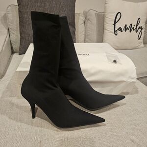 Brand New BALENCIAGA Knife Stretch-Knit Sock Boots